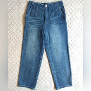 NWOT KUT FROM THE KLOTH Fay High Rise Ankle Straight Leg Wide Leg